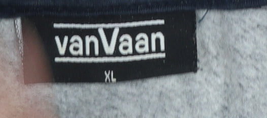 Womens UK Size XL vanVaan Grey Pullover Hoodie