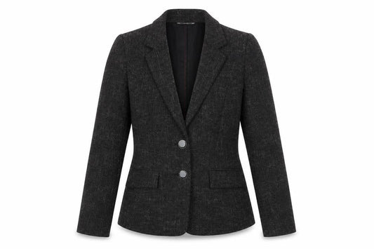 Womens UK Size 10 Viyella Regular Grey Blazer