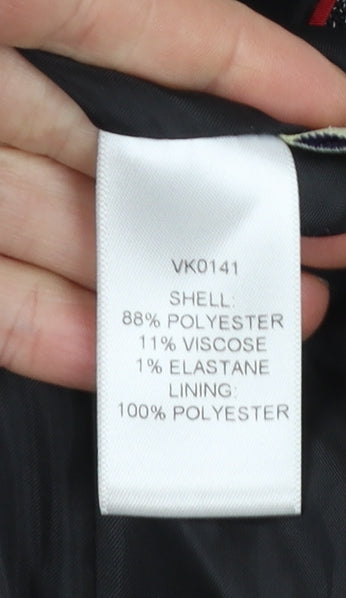 Womens UK Size 10 Viyella Regular Grey Blazer