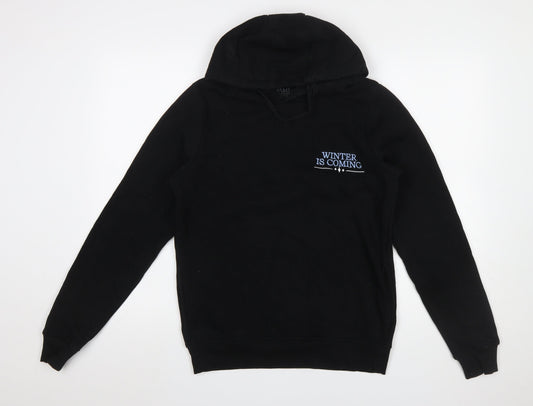 Mens UK Size S Game Of Thrones Black Pullover Hoodie