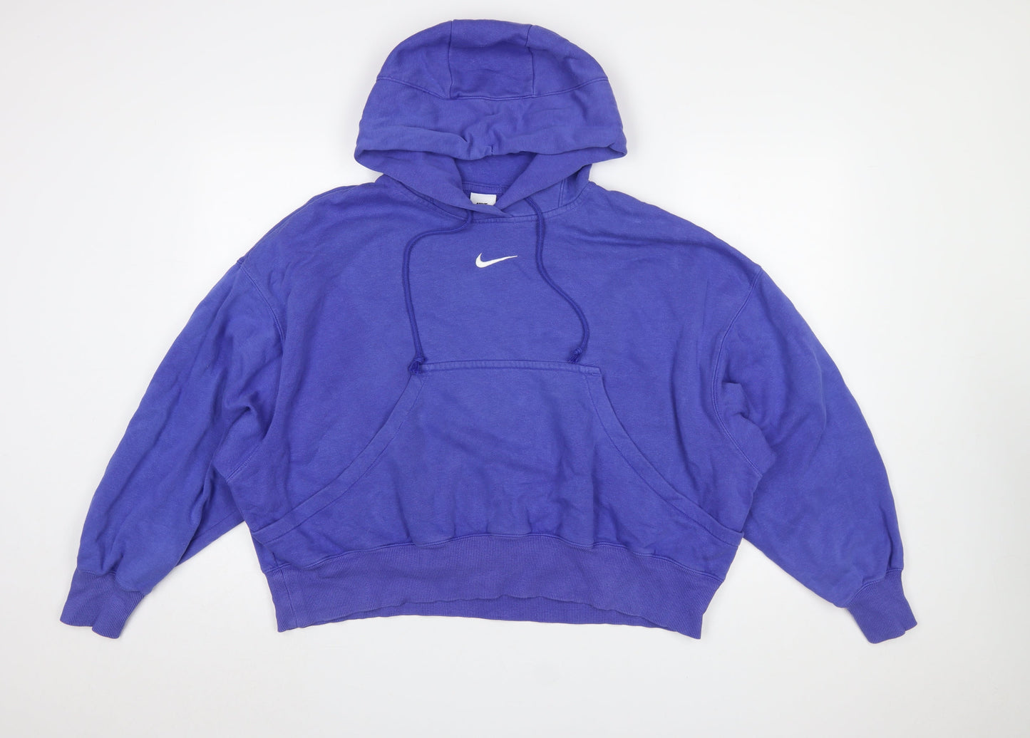 Womens UK Size S Nike Purple Pullover Hoodie