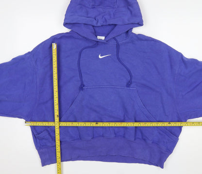 Womens UK Size S Nike Purple Pullover Hoodie