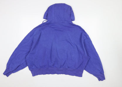 Womens UK Size S Nike Purple Pullover Hoodie