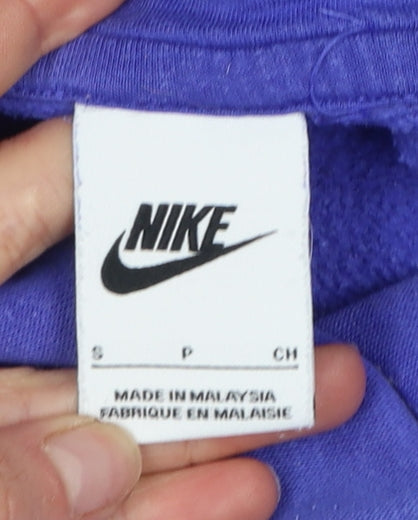 Womens UK Size S Nike Purple Pullover Hoodie