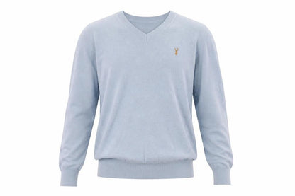 Mens UK Size L HAYWOOD Blue Pullover Jumper