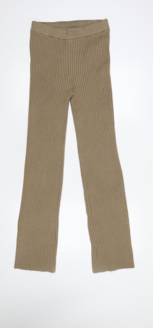 Womens UK Size S NA-KD  Leggings Beige Leggings