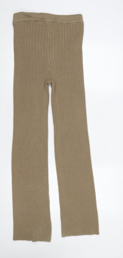 Womens UK Size S NA-KD  Leggings Beige Leggings