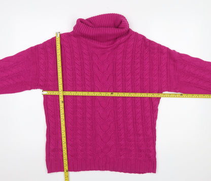 Womens UK Size 10 ELLIE B Pink Pullover Jumper