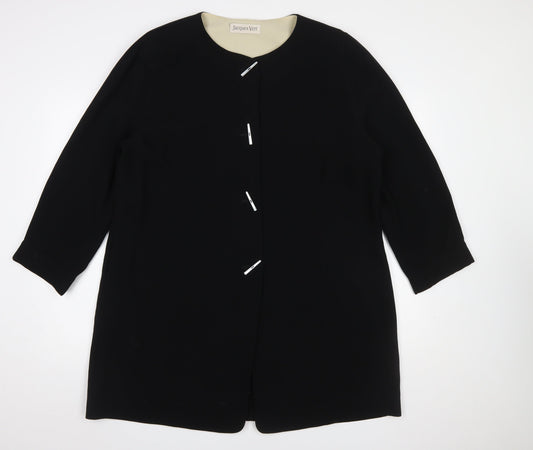 Womens UK Size 20 Jacques Vert Regular Black Blazer