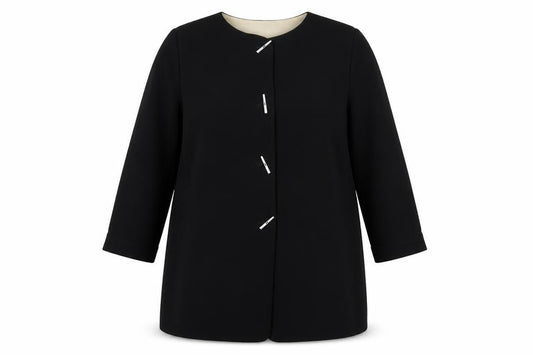 Womens UK Size 20 Jacques Vert Regular Black Blazer