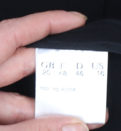 Womens UK Size 20 Jacques Vert Regular Black Blazer