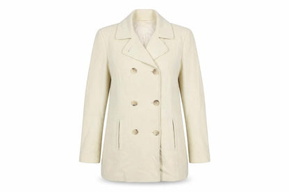 Womens UK Size 14 NEXT Beige Pea Coat