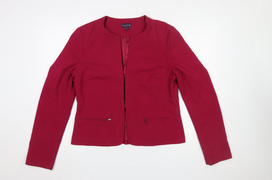 Womens UK Size 12 Long Tall Sally Tall Red Blazer