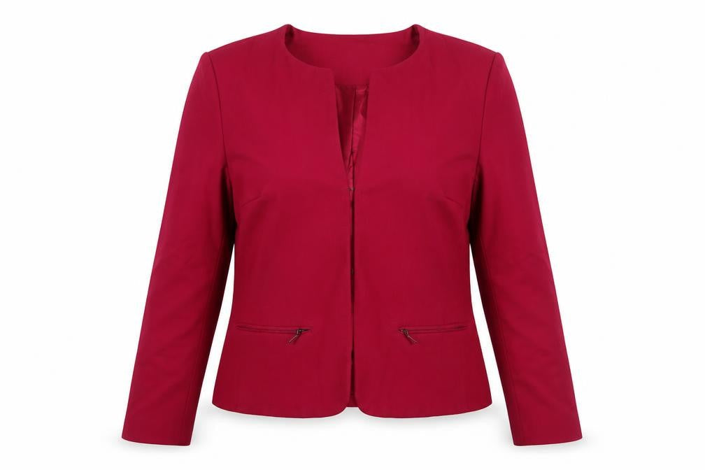 Womens UK Size 12 Long Tall Sally Tall Red Blazer