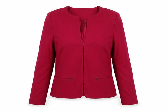 Womens UK Size 12 Long Tall Sally Tall Red Blazer