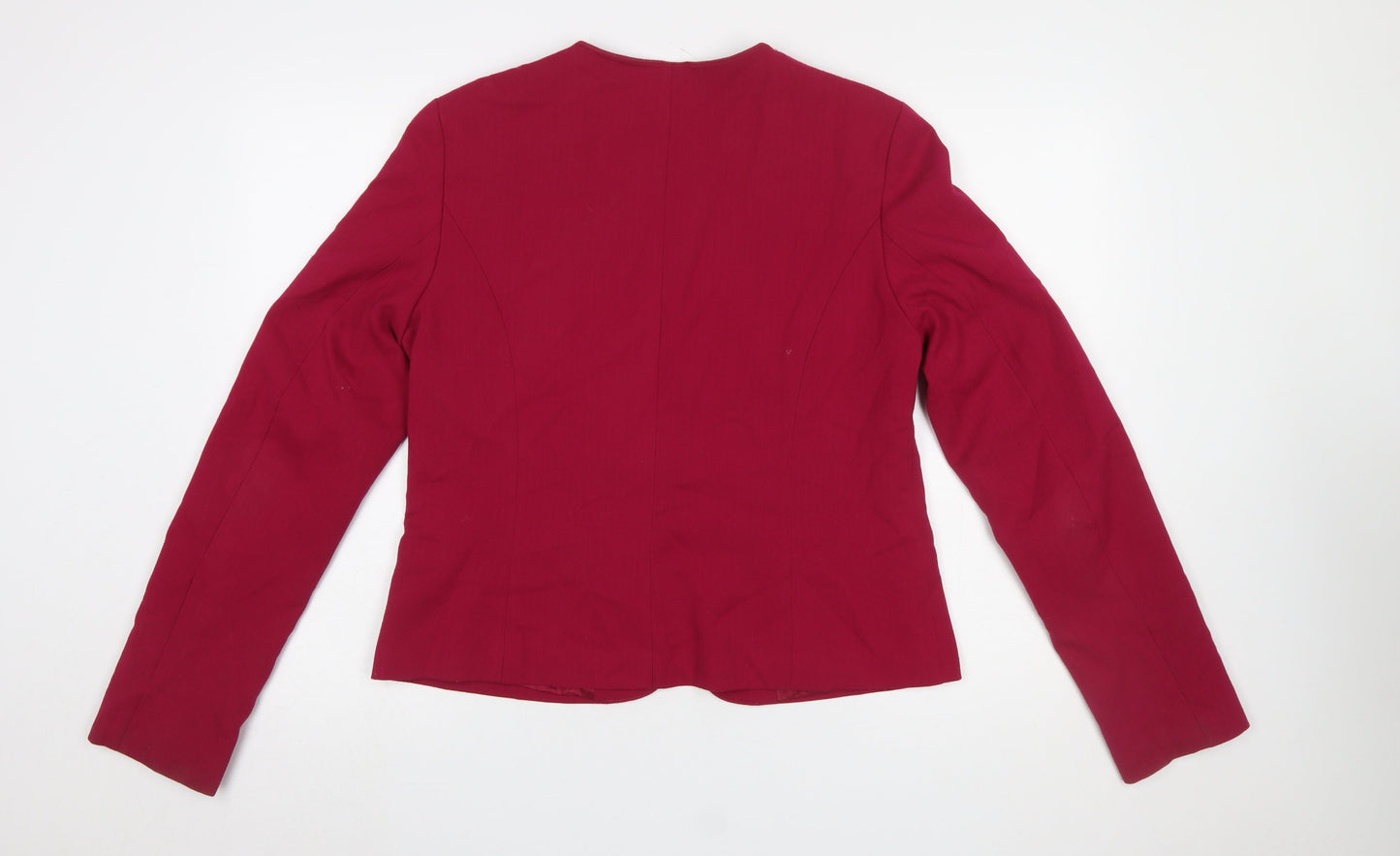 Womens UK Size 12 Long Tall Sally Tall Red Blazer