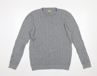 Mens UK Size XL Feraud Grey Pullover Jumper