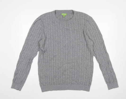 Mens UK Size XL Feraud Grey Pullover Jumper