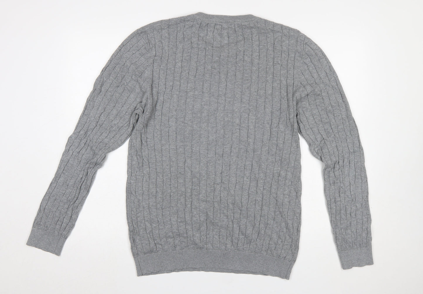 Mens UK Size XL Feraud Grey Pullover Jumper
