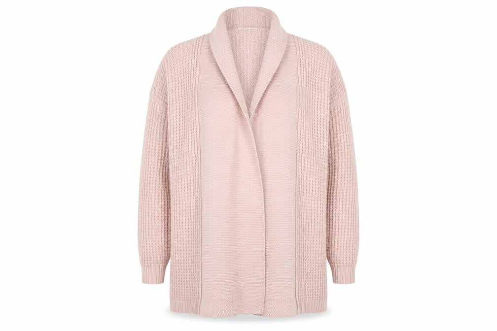 Womens UK Size S Luisa Conti Pink Cardigan Jumper