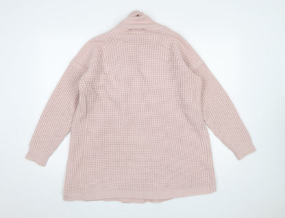 Womens UK Size S Luisa Conti Pink Cardigan Jumper