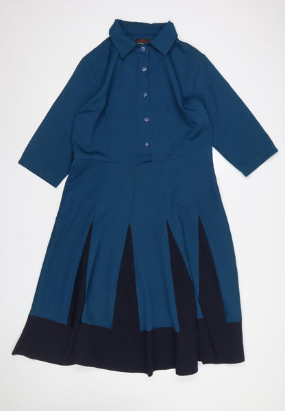 Womens UK Size 18 Miss Leyla Fit & Flare Dress