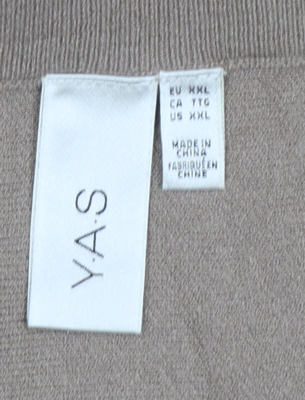 Womens UK Size XL Y.A.S A-Line Knit Skirt