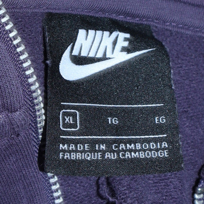 Womens UK Size XL Nike Purple Pullover Hoodie