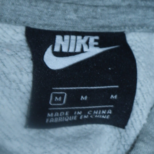Mens UK Size M Nike Grey Pullover Hoodie