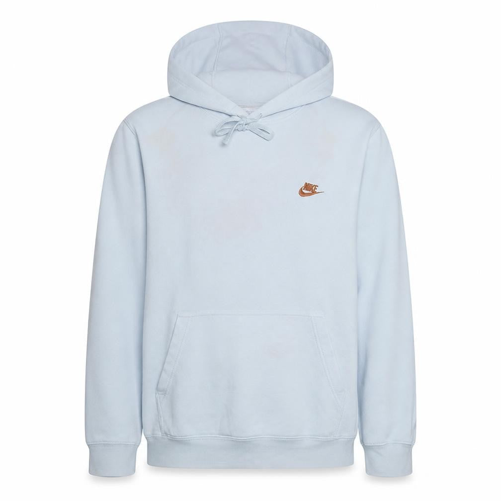 Mens UK Size L Nike White Pullover Hoodie