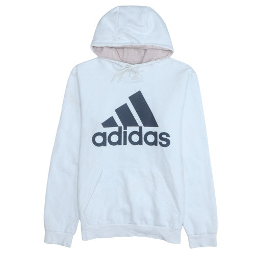 Womens UK Size M adidas White Pullover Hoodie