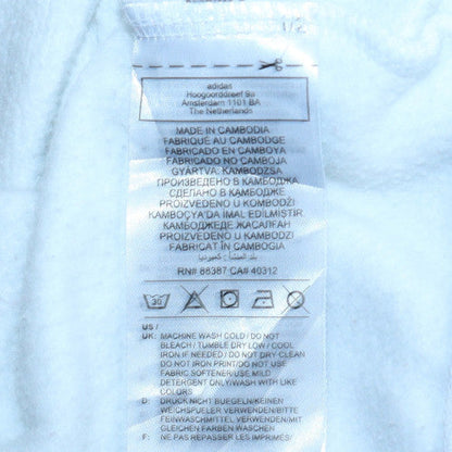 Womens UK Size M adidas White Pullover Hoodie