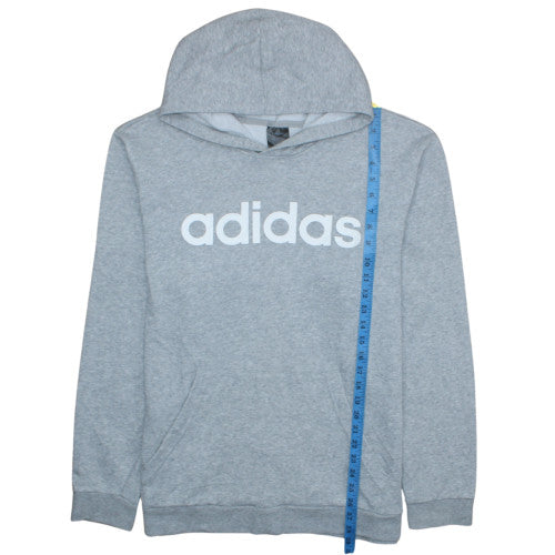 Womens UK Size M adidas Grey Pullover Hoodie