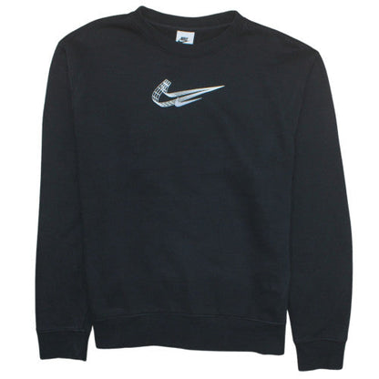 Womens UK Size M Nike Black Pullover Sweatshirt