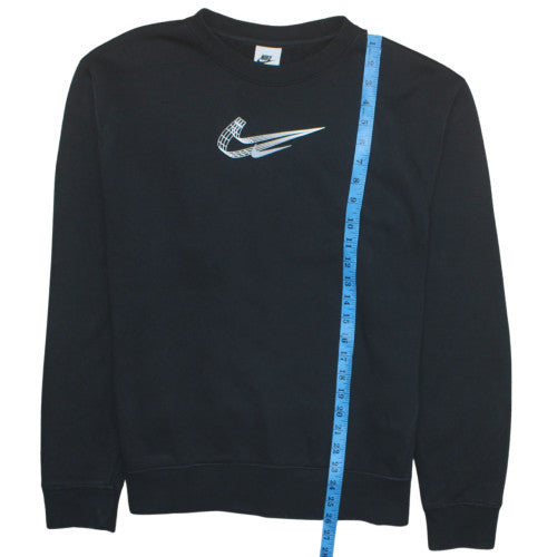 Womens UK Size M Nike Black Pullover Sweatshirt