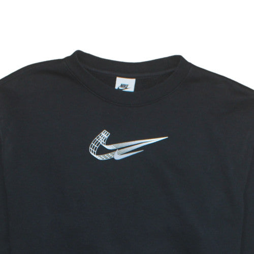 Womens UK Size M Nike Black Pullover Sweatshirt