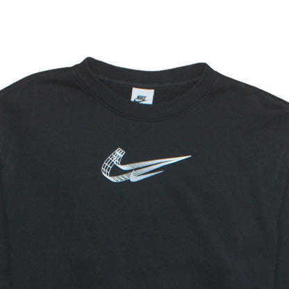 Womens UK Size M Nike Black Pullover Sweatshirt