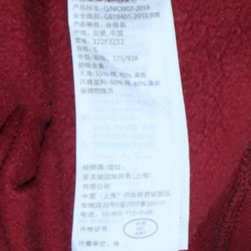 Mens UK Size S Hollister Red Pullover Hoodie