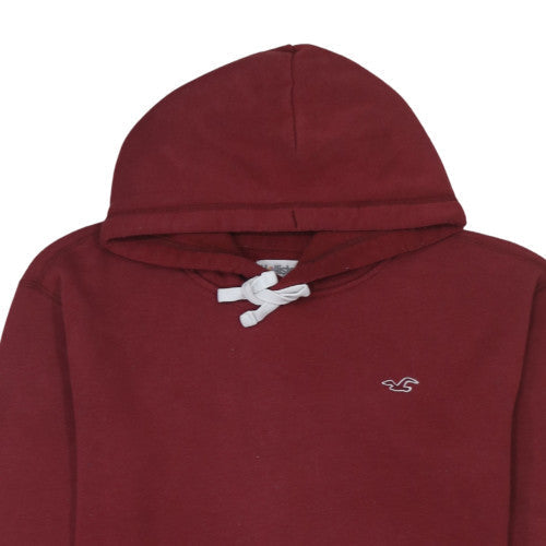 Mens UK Size S Hollister Red Pullover Hoodie
