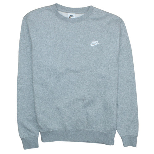 Mens UK Size M Nike Grey Pullover Sweatshirt