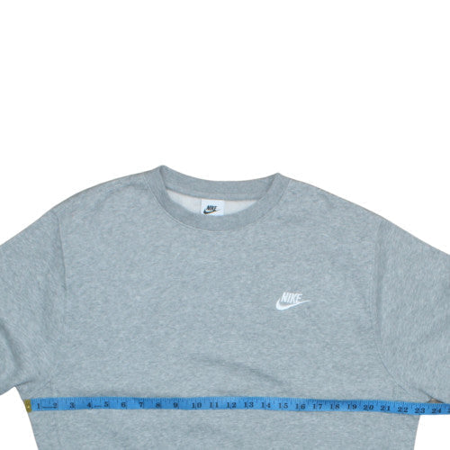 Mens UK Size M Nike Grey Pullover Sweatshirt