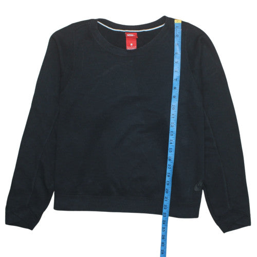 Womens UK Size L Nike Black Pullover Sweatshirt