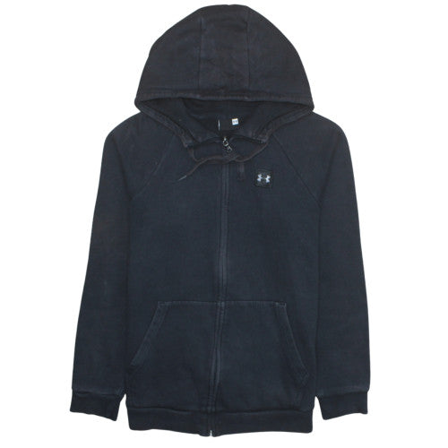 Womens UK Size S Under armour Black Full Zip Hoodie