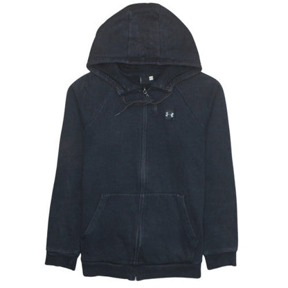 Womens UK Size S Under armour Black Full Zip Hoodie