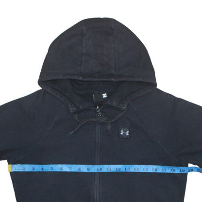 Womens UK Size S Under armour Black Full Zip Hoodie