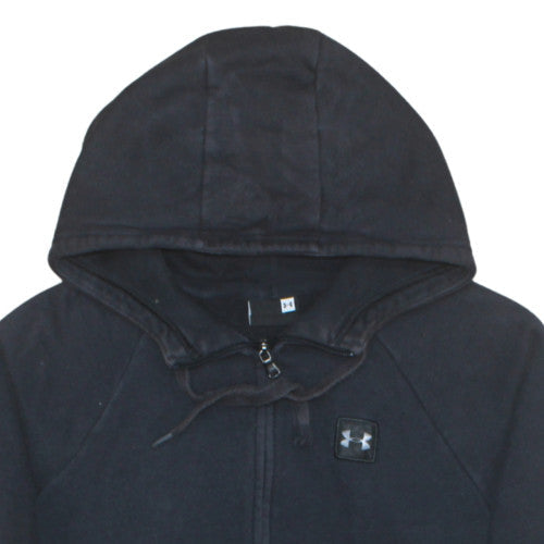 Womens UK Size S Under armour Black Full Zip Hoodie