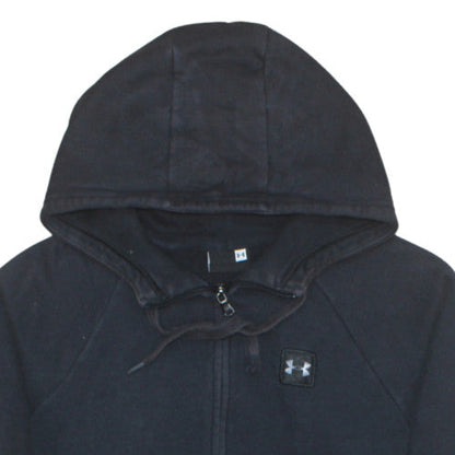 Womens UK Size S Under armour Black Full Zip Hoodie