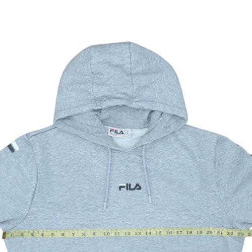 Mens UK Size M FILA Grey Pullover Hoodie