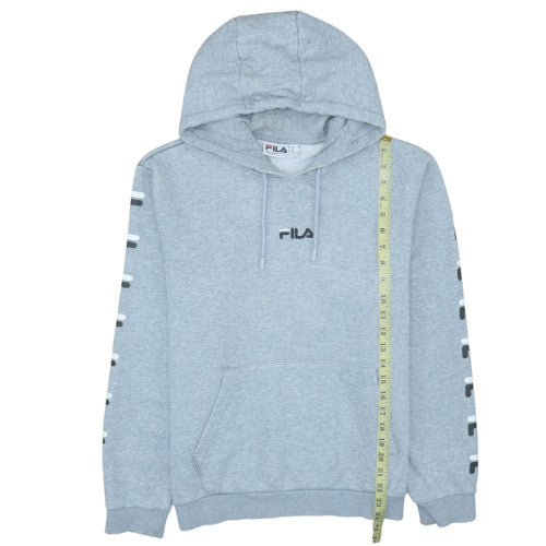 Mens UK Size M FILA Grey Pullover Hoodie