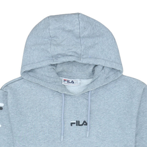 Mens UK Size M FILA Grey Pullover Hoodie